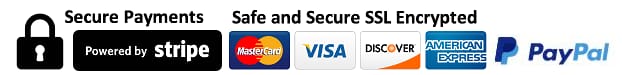 Pay securely through Stripe or PayPal